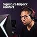 HyperX Spectre Mission - Gaming Eyewear, Blue Light Blocking, UV Protection, Crystal Clear Lenses, TR-90 Frame, Microfiber Pouch, Square Eyewear Frame - Clear