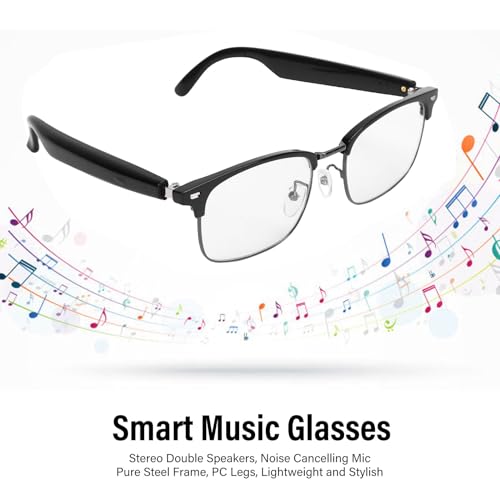 Gafas Inteligentes Control de Voz AI Lentes Música Bluetooth Altavoz 3