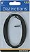 Distinctions 843140 Black Flush-Mount 4-Inch House Number 0