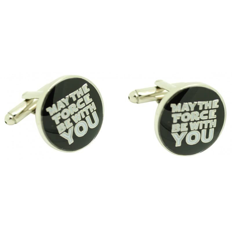 Boutons de manchette May The Force Be with You Star Wars Cufflinks
