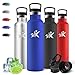 Motswedi Borraccia Termica 750ml, Acciaio Inox, Borraccia con Cannuccia, a prova di perdite, Bottiglia Termica, Doppia Parete, Borracce Termiche, Senza BPA, Borracce per Palestra, Outdoor, Blu reale immagine