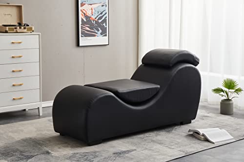 Sex Chair Faux Leather Yoga Chair Stretch Chaise Relax 17389445