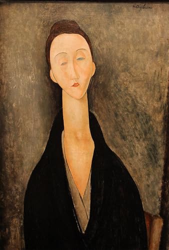 Toile Modigliani pour salon - Peinture murale abstraite et décoration élégante