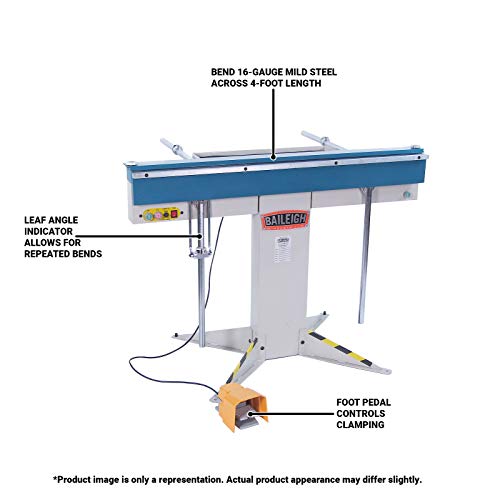 Baileigh 48-Inch Magnetic Sheet Metal Press Brake (Bb-4816M) #TOP1
