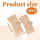 Miiqxx 2 PCS Ankle Compression Socks for Swollen Feet,Compression Ankle Socks for Women and Men,Achilles Tendon Support Sock for Sport Arthritis Pain Relief (L) - Image 2