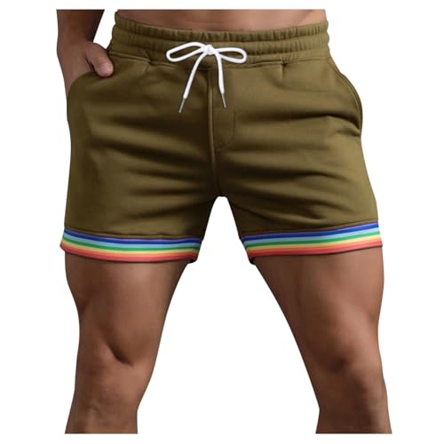 Gsheocm Bañador para hombre de secado rápido, pantalones cortos de baño para hombre, pantalones de deporte, pantalones cortos de natación con bolsillos, pantalones cortos de playa, transpirables,