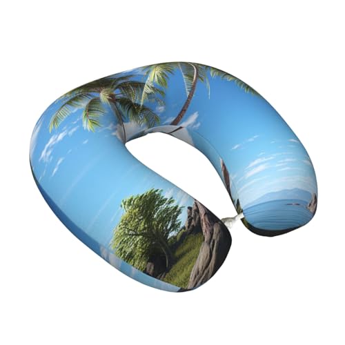 Almohada Cervical de Espuma Viscoelástica para Viaje miniatura 6