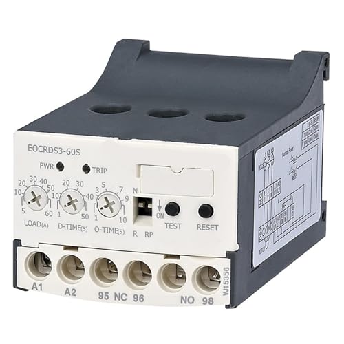 Relais de surcharge électronique EOCR-DS3 de précision pour protection moteur triphasé - 3