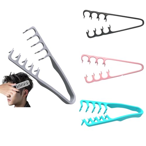 Breiter Zahn Kamm Männer Textur Styling Kamm Volumen Lockenkamm Naturlocken Haarkamm Ergonomisch Leicht Nahtabdeckung Pony Kämme Antistatisch Haarstyling Geräte Großzahnkamm