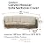 Flexiyard Curved Patio Furniture Cover for Outdoor Sectional Sofa, 190"(128") Reinforced Waterproof 600D Patio Sectional Couch Cover, Half Moon Lawn Outside Garden Furniture Winter Protective Cover