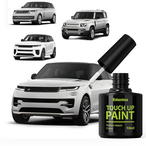 Edantas 1AA Fuji White Touch Up Paint Compatible with Land Rover Cars, Professional Auto Touch-up Paint Scratch Repair Kit, Automotive Paints Exact Match for Defender/Range Rover/Sport/Discovery