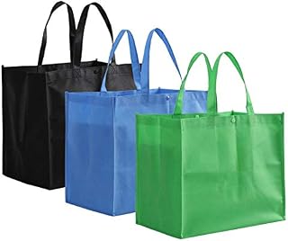 Tosnail 12 Pack Large Foldable Reusable Grocery Tote Bags Shopping Bags