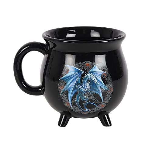 Taza Pacific Giftware Cauldron Yule de Porcelana miniatura 1