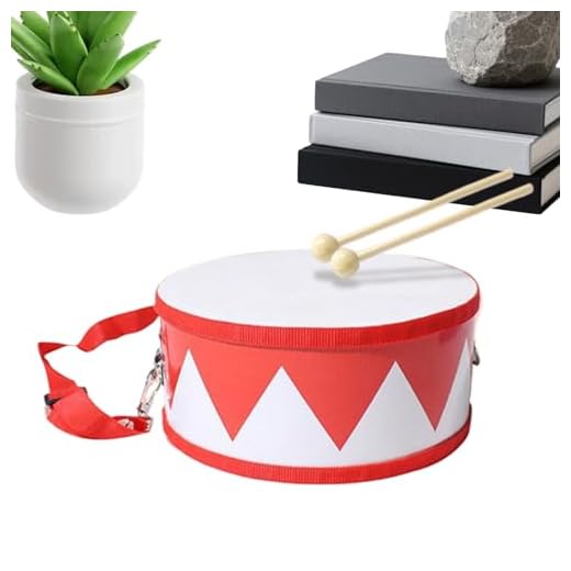 Juego De Tambor Infantil,Instrumento De Educación Temprana | Set de Tambor de Percusión con Correa de Transporte Ajustable de 15 cm - Para Niños Y Niñas De 2 A 5 Años, Estudiante, Cumpleaños, Hogar, J