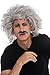 Produktbild WIG ME UP - 31999-FR68A Perücke Karneval Halloween Einstein Verrückter Wissenschaftler Opa Professor Grau Wild Schnauzbart