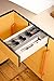 Joseph Joseph DrawerStore Compact Utensil Organizer For Kitchen Drawer Silverware, Flatware Tray, Small, Grey
