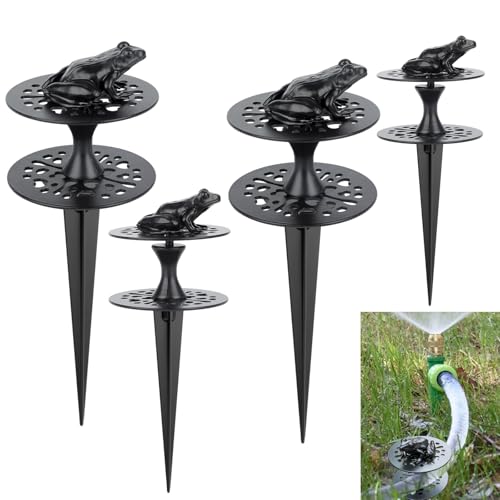 Zealor 4 Pack Heavy Duty Garden Hose Guide Spike Large