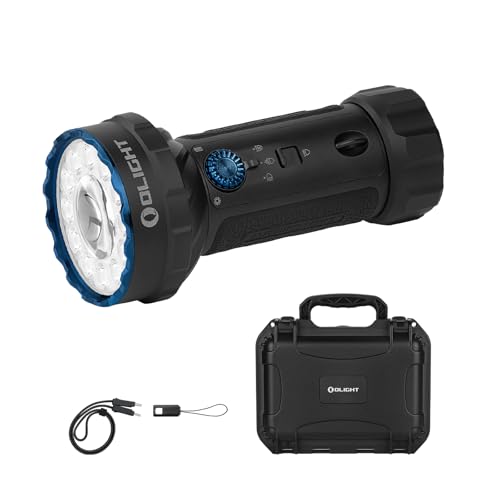 Image of OLIGHT Marauder Mini 2 Bright Flashlight 10,000 Lumen with 750 Meters Beam Distance, Rechargeable Light with Dual Charging & 5 Lighting Modes for Outdoor, Camping, Emergencies (Black)