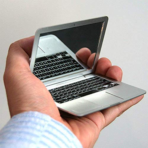 Macabolo Portable Pocket Size Laptop Mirror Computer Glass Mirror Mini Notebook Mirrors for Makeup Travel - Image 2