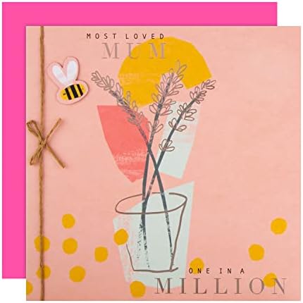 Hallmark Mother's Day Card - Celebratory Balloons with Neon Inks