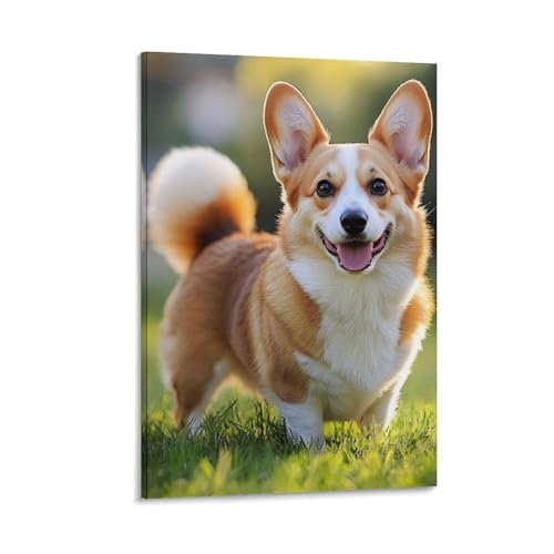 Décoration murale Corgi impression sur toile pour habiller un mur vide 30x45