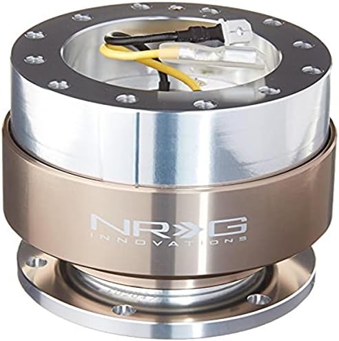 Kit De Libération Rapide Volant NRG Gen 2.0 - Noir - Pour Voiture Tuning Ou Course