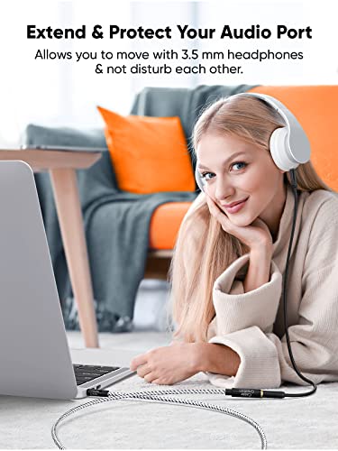 Image of CableCreation 3.5mm Headphone Extension Cable 20FT, 3.5mm Male to Female Stereo Audio Cable Adapter with Gold Plated Connector