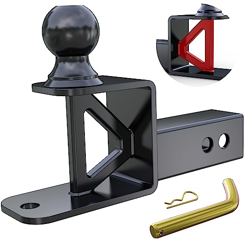 Locame 3-In-1 Atv/Utv Tralier Hitch Mount, Fits 2-Inch Receiver, 2-Inch Ball Hitch Adapter, 5000 Lbs Gtw-Multi Hitch, Black, Lc0051 #TOP15