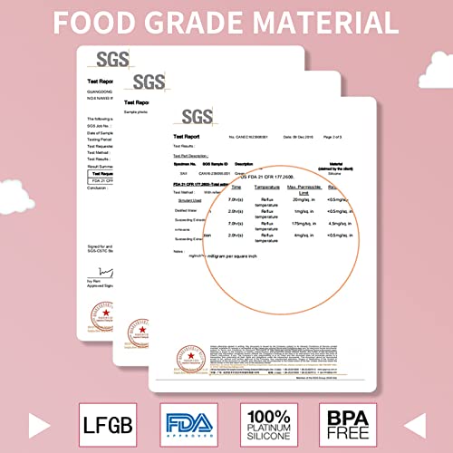 Quiwell Silicone Muffin Pan, Cupcake Pan, Silicone Baking Cups, Bap Free Cupcake Mold For Homemade Muffins, Cupcakes, Quiches And Frittatas (12 Cups Pink) #TOP1