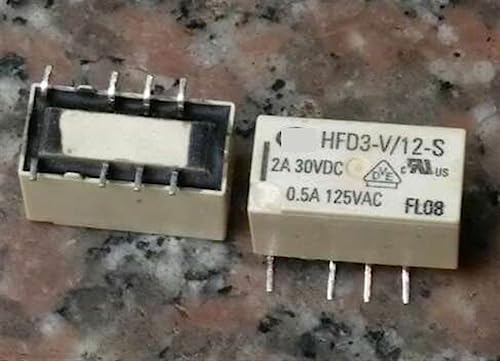 Relais HFD3-V 12-S à 8 broches haute précision pour signal audio