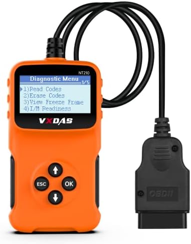 VXDAS OBD2 Scanner, NT210 Enhanced OBD II Auto Code Reader Check Engine Light CAN Car Diagnostic Scan Tool 2020