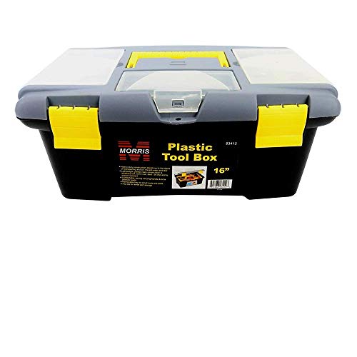 Morris Products 53412 Plastic Tool Box, 16" X 10" X 7.2" Size #TOP18