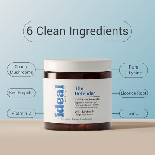 image for Ideal Wellness L-Lysine Cold Sore Treatment For Lips With Immune Suppo