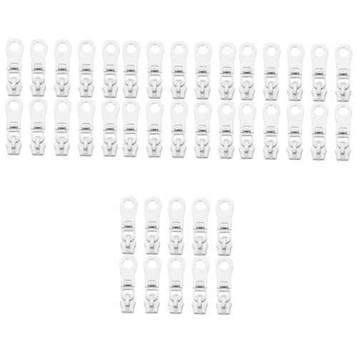 HOMSFOU 4sets Zipper Tab Replacement Kit Durable Zipper Pull Sliders for Backpacks Bags Luggage and Clothing Easy Accessory for 10pcs*4