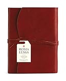 Cavallini Roma Lussa Journals Red 6 x 8, 416 Softbound Leather