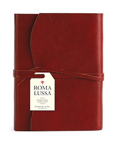 Carnet en cuir Cavallini Roma Lussa pour vos notes de voyage