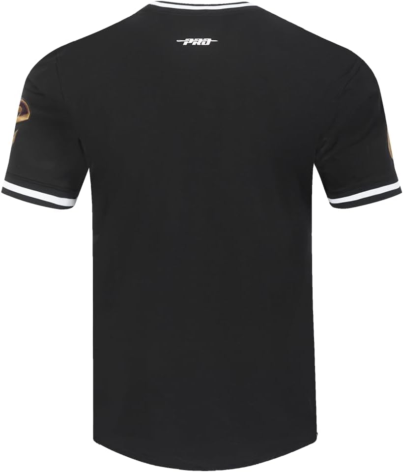 Pro Standard Mens NBA Cleveland Cavaliers Classic Chenille Short Sleeve Mesh Top Black 3XL - Image 2