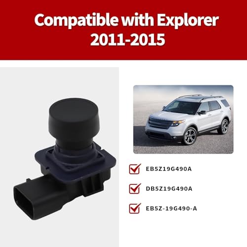 Image of Nakkaa Reverse Camera Compatible with 2011 2012 2013 2014 2015 Explorer Models Camera Replacement for EB5Z-19G490-A & BB5Z-19G490-A Enhanced Visibility Parking Assist