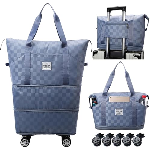 Expandable Foldable Duffel with Wheels