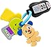 Fisher-Price Laugh & Learn Baby To Toddler Toy Play & Go Keys With Lights & Music For Pretend Play Ages 6+ Months,Yellow/ Green/ Black