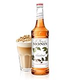Monin - Hazelnut Syrup, Nutty Taste of Caramelized Hazelnut, Natural Flavors, Great for Mochas, Lattes, Smoothies, Shakes, and Cocktails, Vegan, Non-GMO, Gluten-Free (750 Milliliters)