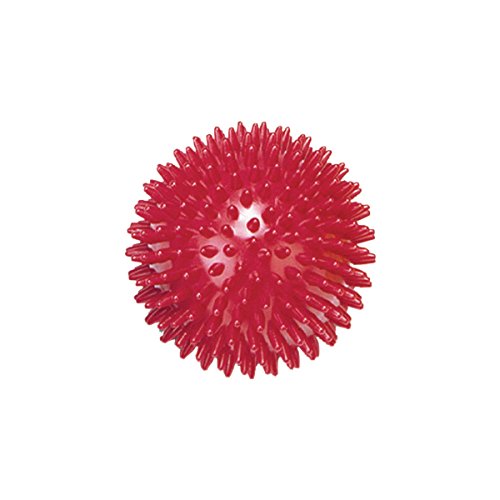 CanDo Massageball, Igelball, Noppenball, Durchmesser 9 cm, rot, 12 Stück