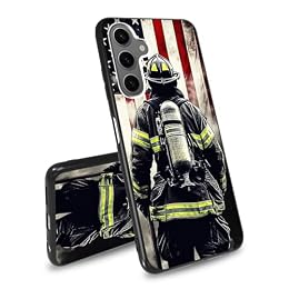 BEOTIWAD Case for Samsung Galaxy A26 5G,Flag Firefighter