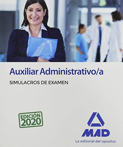 Portada de Auxiliar enfermería del servicio andaluz de salud. Simulacros de examen