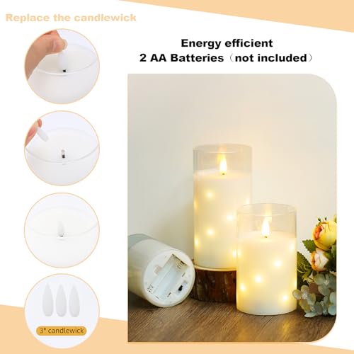 Bougies LED avec télécommande 11 touches et minuterie programmable 24h