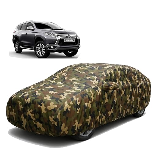 Image of Sulfar 100% Waterproof Car Body Cover for Mitsubishi Pajero Sport - Triple-Stitched Dustproof UV, Heat & Rain Protection with Mirror Pockets, Full-Bottom Elastic & Free Storage Bag - All-Weather Indoo