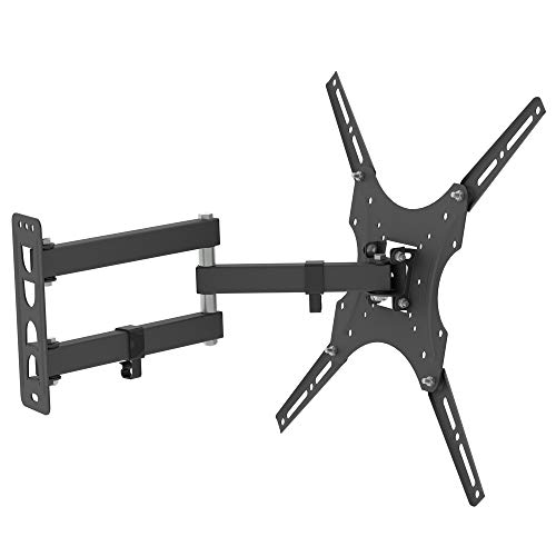 Support mural réglable TV 66 55 cm Leadzm TMX400 avec niveau de montage inclus
