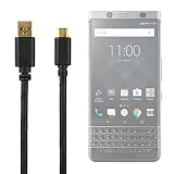 Bañado en oro. DURAGADGET Cable de USB-C a USB 3.1 Compatible con Smartphone Blackberry Mercury DTEK70/Keyone/Vernee Apollo, Mars/Vertu Constellation (2017) / Wileyfox Swift 2X / ZTE Hawkeye