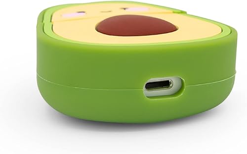Miniatura 5 de Bonita funda para Airpods 2, divertida funda de dibujos animados 3D de aguacate de frutas y frutas, funda de silicona suave, protección completa, a