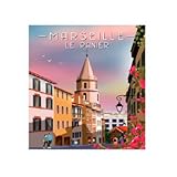 Dimensions : 8 x 8 cm PEC as de Coeur - Magnet Photo Marseille - Le Panier